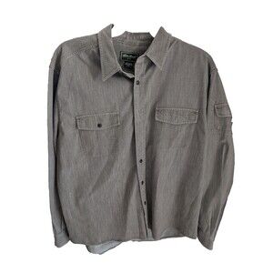 Eddie Bauer XL 100% Cotton Grey Men's Shirt